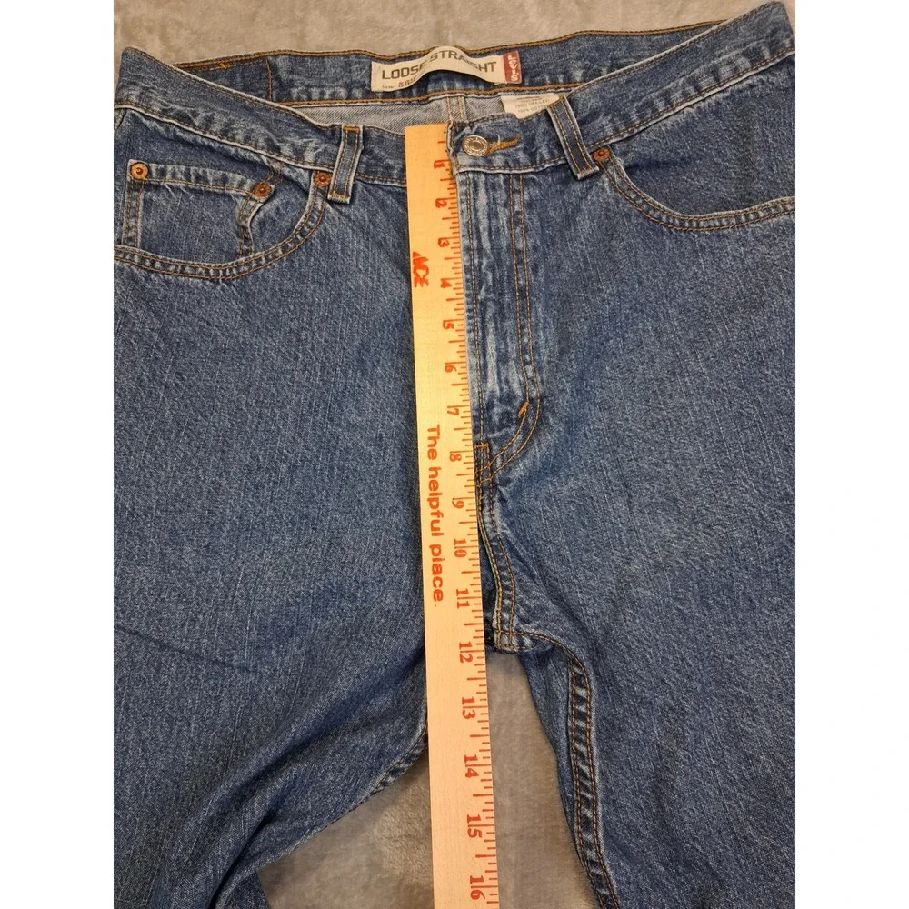 Levis 569 Loose Straigh Leg Mens 32x32 Relaxed Baggy Rodeo Cowboy Denim Jeans